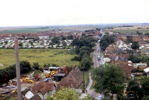 Looking South west from the Church Spire 1968